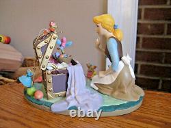 Disney Cinderella 45th Anniversary Music Box Musical Figurine 1995 NIB