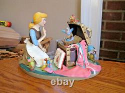 Disney Cinderella 45th Anniversary Music Box Musical Figurine 1995 NIB