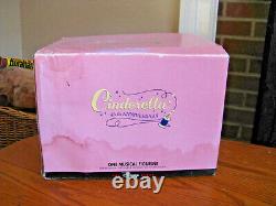 Disney Cinderella 45th Anniversary Music Box Musical Figurine 1995 NIB