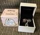 Disney Cinderella 70th Anniversary 3 Charm Pandora Set Pumpkin Clock Retired
