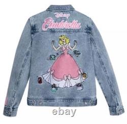 Disney Cinderella 75th Anniversary Denim Jacket by Cakeworthy Size M NWT Disney Cinderella 75th Anniversary Denim Jacket by Cakeworthy Size M NWT