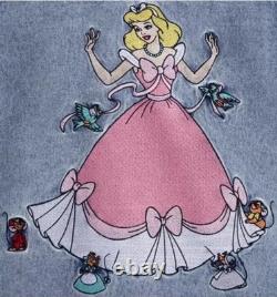 Disney Cinderella 75th Anniversary Denim Jacket by Cakeworthy Size XL NWT