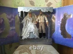 Disney Cinderella And Prince Charming Limited Edition Wedding Doll Set 70th