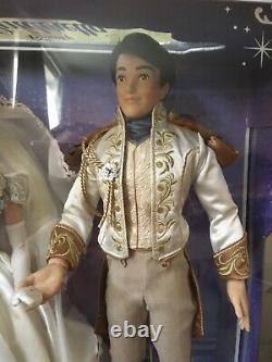 Disney Cinderella And Prince Charming Limited Edition Wedding Doll Set 70th