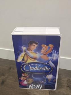Disney Cinderella & Beauty and the Beast VHS Boxed Throw Blanket Set 50x70 NEW