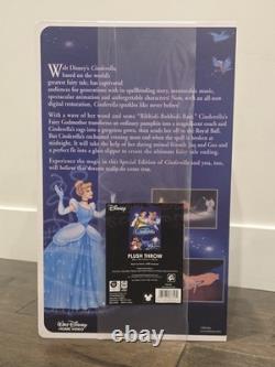 Disney Cinderella & Beauty and the Beast VHS Boxed Throw Blanket Set 50x70 NEW