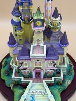 Disney Cinderella Castle Figurine with Cinderella and Mice Collectible
