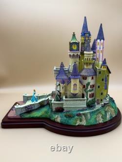 Disney Cinderella Castle Figurine with Cinderella and Mice Collectible