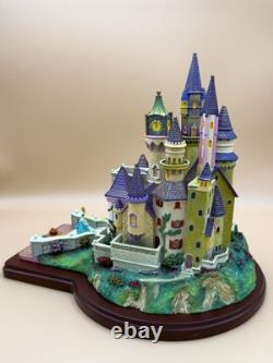 Disney Cinderella Castle Figurine with Cinderella and Mice Collectible