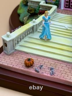 Disney Cinderella Castle Figurine with Cinderella and Mice Collectible