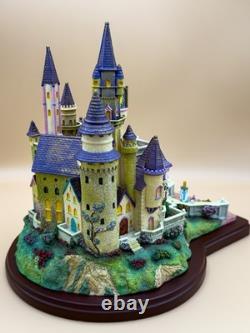 Disney Cinderella Castle Figurine with Cinderella and Mice Collectible