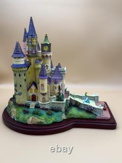 Disney Cinderella Castle Figurine with Cinderella and Mice Collectible