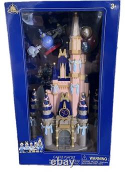 Disney Cinderella Castle Light Up Play Set Walt Disney World 50th Anniversary