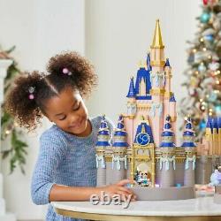 Disney Cinderella Castle Light Up Play Set Walt Disney World 50th Anniversary