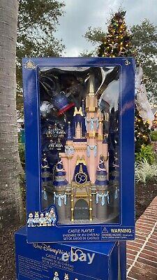 Disney Cinderella Castle Light Up Play Set Walt Disney World 50th Anniversary