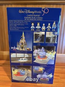 Disney Cinderella Castle Light Up Play Set Walt Disney World 50th Anniversary
