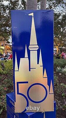 Disney Cinderella Castle Light Up Play Set Walt Disney World 50th Anniversary