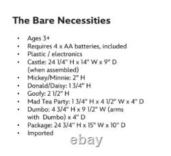 Disney Cinderella Castle Light Up Play Set Walt Disney World 50th Anniversary