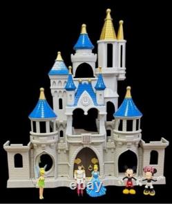 Disney Cinderella Castle Playset Light Up Fireworks Sound Works Open Box