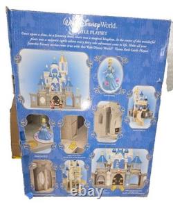 Disney Cinderella Castle Playset Light Up Fireworks Sound Works Open Box
