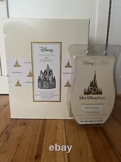 Disney Cinderella Castle Scentsy Warmer with EARIDESCENT wax bar. WDW 50th Anniv