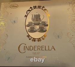 Disney Cinderella China Tea Set Limited Edition-1 of 3000-New In Box-Collectable