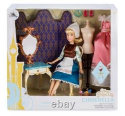 Disney Cinderella Classic Fashion Doll with Vanity Play Set NEW