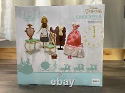 Disney Cinderella Classic Fashion Doll with Vanity Play Set NEW