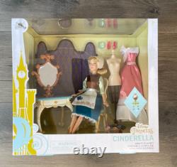 Disney Cinderella Classic Fashion Doll with Vanity Play Set NEW