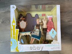 Disney Cinderella Classic Fashion Doll with Vanity Play Set NEW