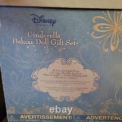 Disney Cinderella Deluxe Gift Doll Set 2012 NEW RARE Anastasia Drizella