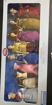 Disney Cinderella Deluxe Gift Doll Set Lady Tremaine Drizella Anastasia 2012