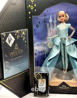 Disney Cinderella Doll & Pin Set Designer Ultimate Princess Collection LMT New