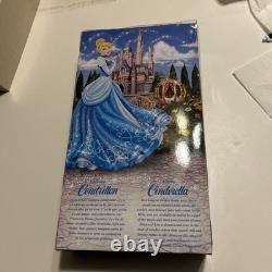 Disney Cinderella Doll Princess Theme Parks Collection Blue Dress New