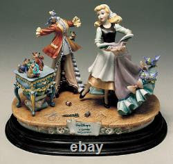 Disney Cinderella Dress Capodimonte Laurenz Figurine C. O. A. Original Box