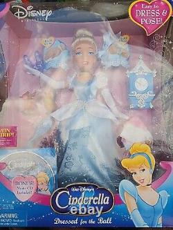 Disney Cinderella Dressed For The Ball 2005 New in box