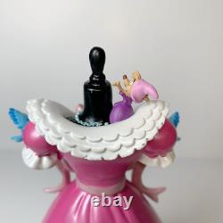 Disney Cinderella Figurine Pink Dress with Jack Gus and the blue birds