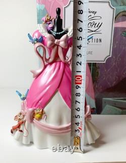 Disney Cinderella Figurine Pink Dress with Jack Gus and the blue birds