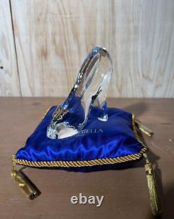 Disney Cinderella Glass Slipper Blue Cushion With Box Japan Telegram Limited