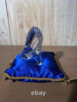 Disney Cinderella Glass Slipper Blue Cushion With Box Japan Telegram Limited