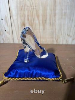 Disney Cinderella Glass Slipper Blue Cushion With Box Japan Telegram Limited