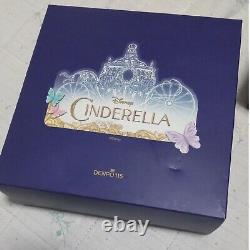 Disney Cinderella Glass Slipper Blue Cushion With Box Japan Telegram Limited