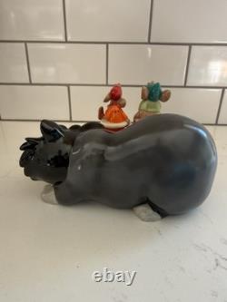 Disney Cinderella Jaq Gus Lucifer Sewing Basket Salt & Pepper Shakers LE 250