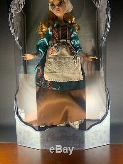 Disney Cinderella Limited Edition Doll Peasant Dress 70th Anniversary 17'' NEW