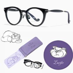 Disney Cinderella Lucifer Eyeglass Glasses Frame Cloth Case Limited Japan New