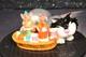 Disney Cinderella Lucifer Gus Jaq Sewing Mice Pink Dress Salt and Pepper Shakers