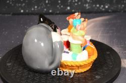Disney Cinderella Lucifer Gus Jaq Sewing Mice Pink Dress Salt and Pepper Shakers