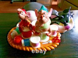 Disney Cinderella Lucifer, Jaq & Gus Salt & Pepper Shaker Set Hard To Find
