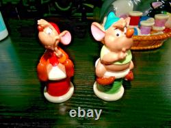 Disney Cinderella Lucifer, Jaq & Gus Salt & Pepper Shaker Set Hard To Find