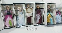 Disney Cinderella Porcelain Dolls 19 Limited Edition 5000, New Complete, COA, Rare